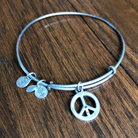 Alex and Ani Jewelry - Alex and Ani peace bangle Alex and Ani Jewelry - Alex and Ani peace bangle